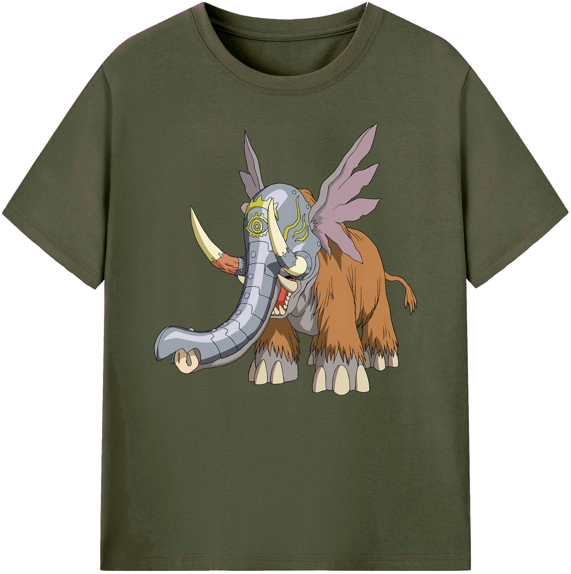 （画像用） Digimon デジタルモンスター/デジモン 綿100％ メンズ半袖Tシャツ｜肌触りやわらか＆通気性